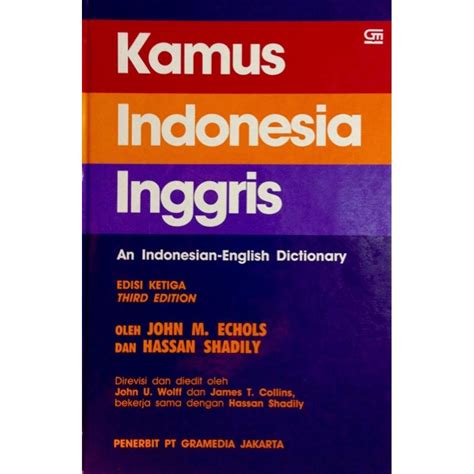 Kamus bahasa indonesia inggris